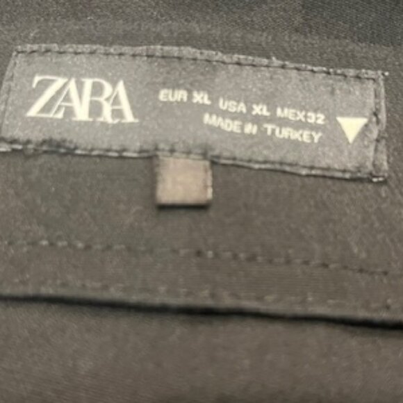 ZARA PANTS WITH A HIGH WAIST - Black - Size XL - Picture 9 of 9